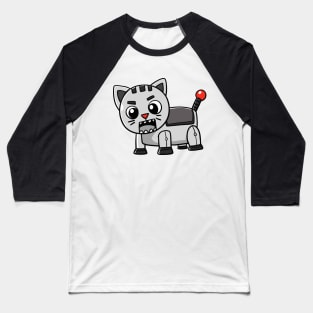 Robot Cat Baseball T-Shirt